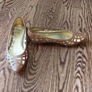 Express brown flats